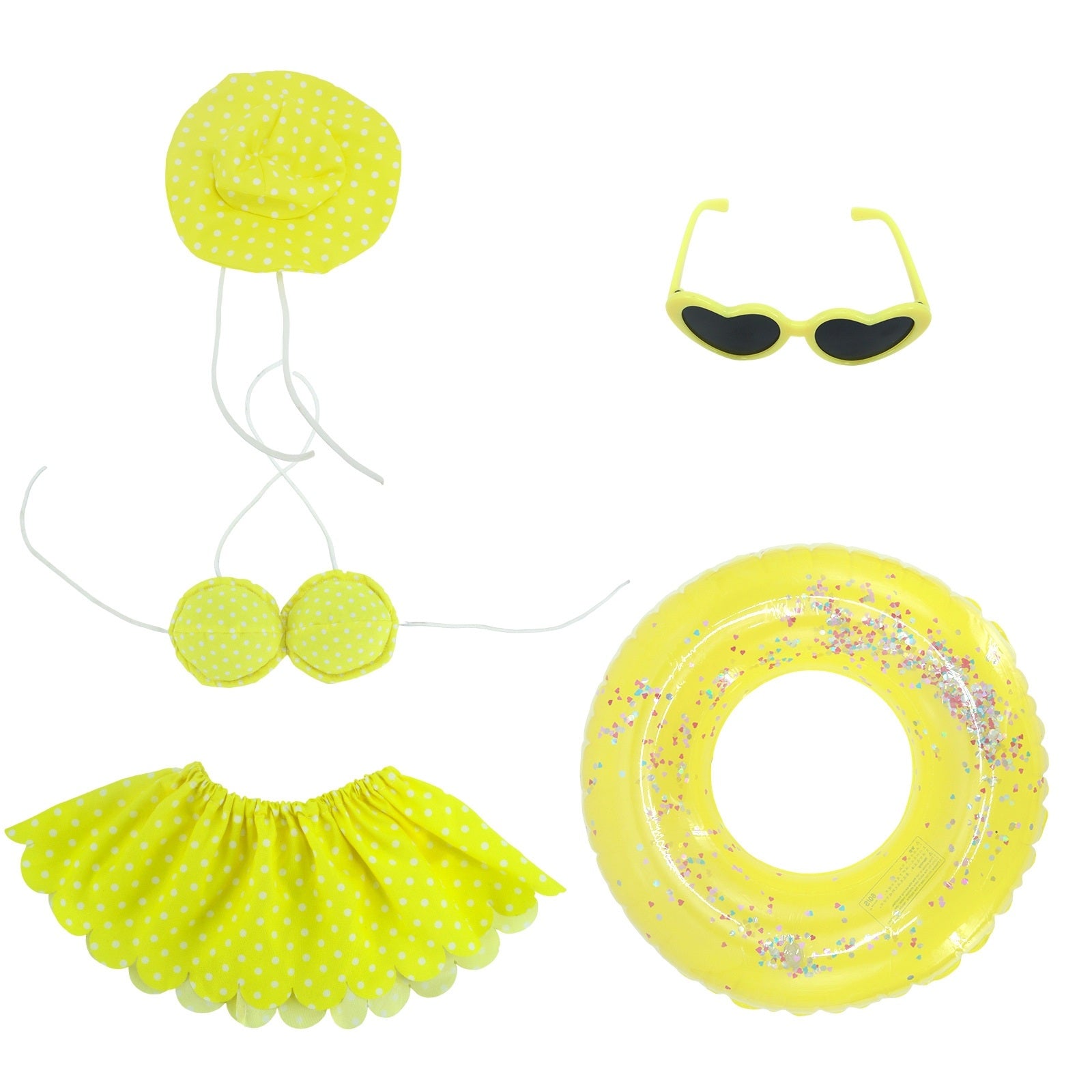 Summer Porch Goose Outfit Set – Pool Party & Fruit Theme Costume