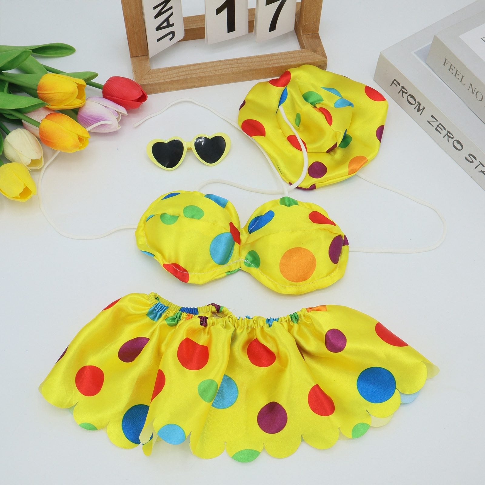 Summer Porch Goose Outfit Set – Pool Party & Fruit Theme Costume