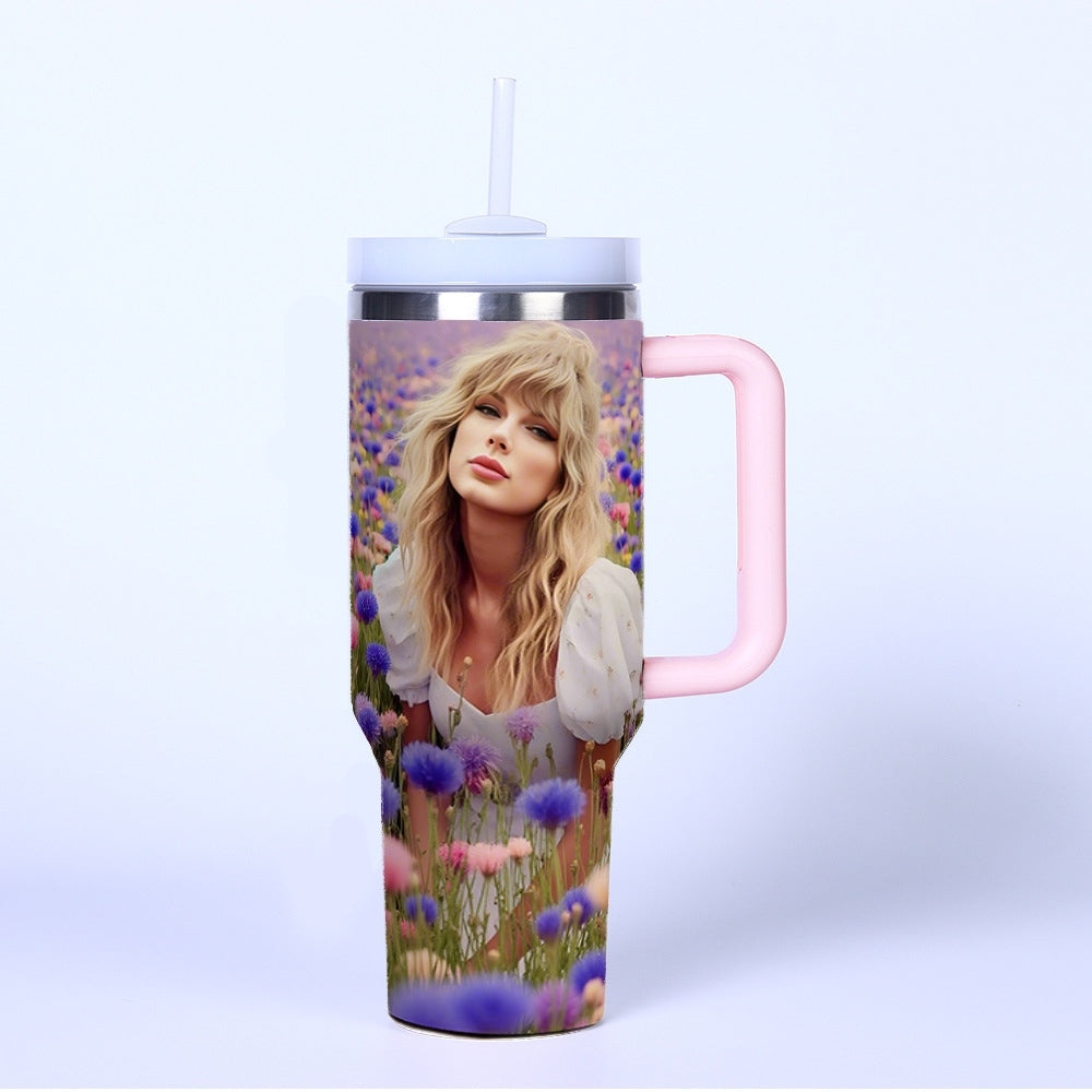 Taylor Swift Eras 40oz Insulated Car Tumbler