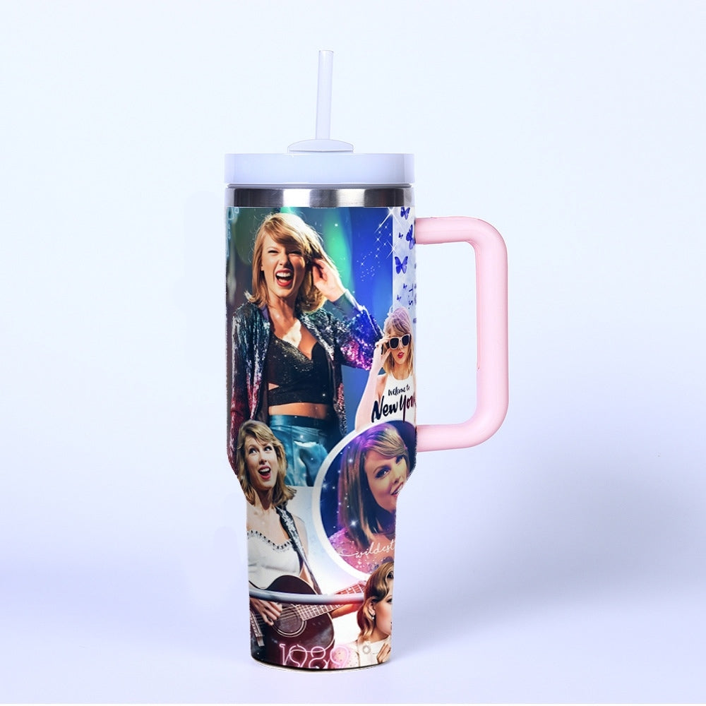 Taylor Swift Eras 40oz Insulated Car Tumbler