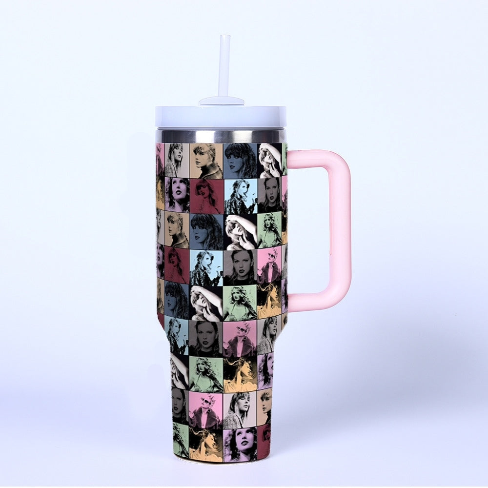 Taylor Swift Eras 40oz Insulated Car Tumbler