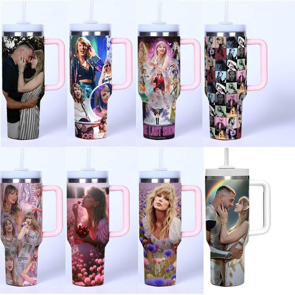Taylor Swift Eras 40oz Insulated Car Tumbler
