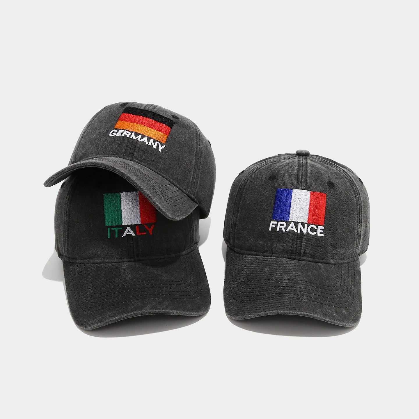 World Cup National Flag Baseball Cap – Vintage Soccer Hat Adjustable Embroidered Cap