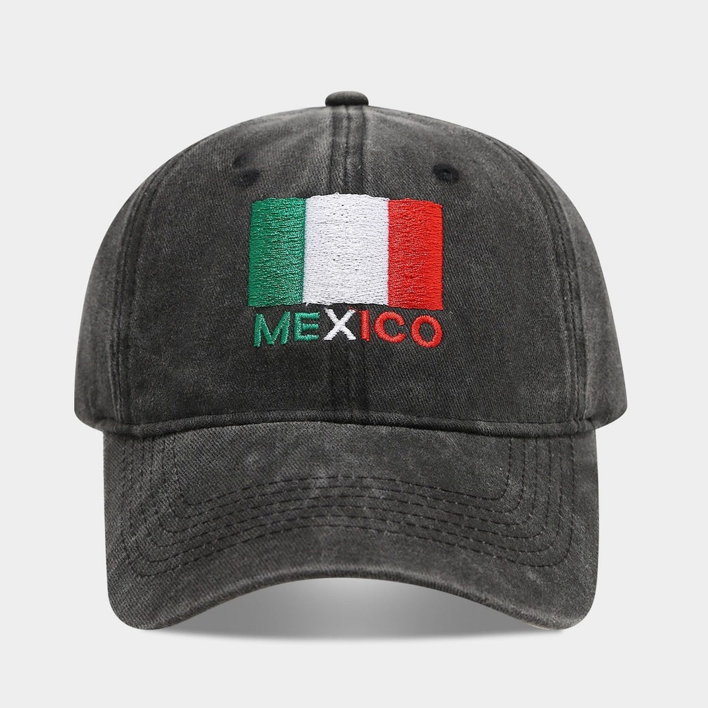 Mexico Flag Baseball Cap – Vintage Soccer Fan Hat