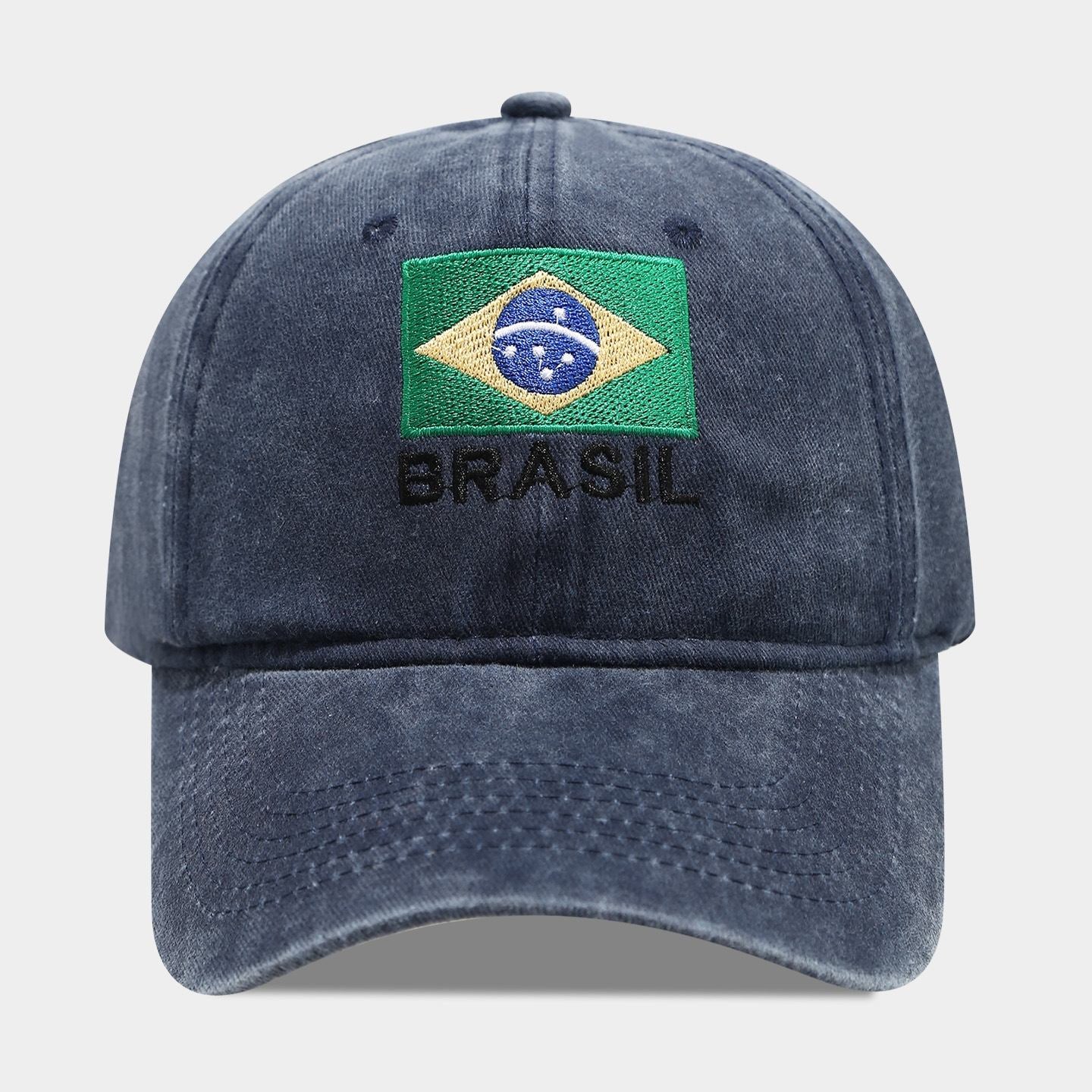 World Cup National Flag Baseball Cap – Vintage Soccer Hat Adjustable Embroidered Cap