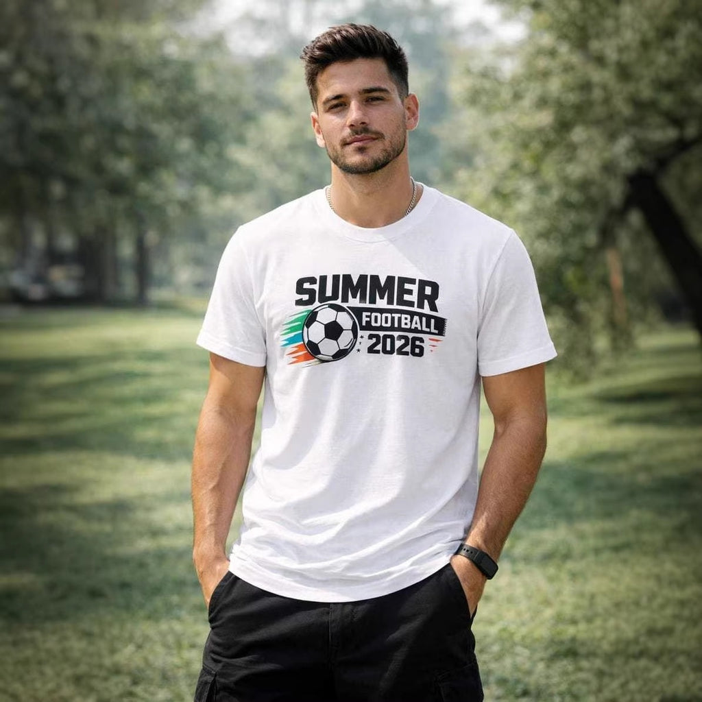 Summer Football 2026: Matching Couple Fan Tees