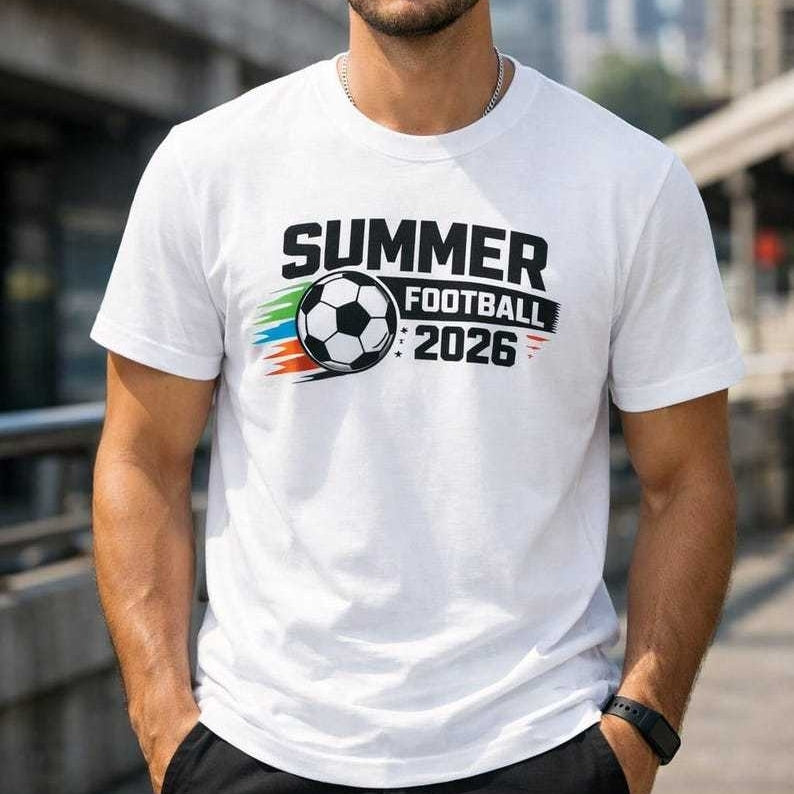 Summer Football 2026: Matching Couple Fan Tees