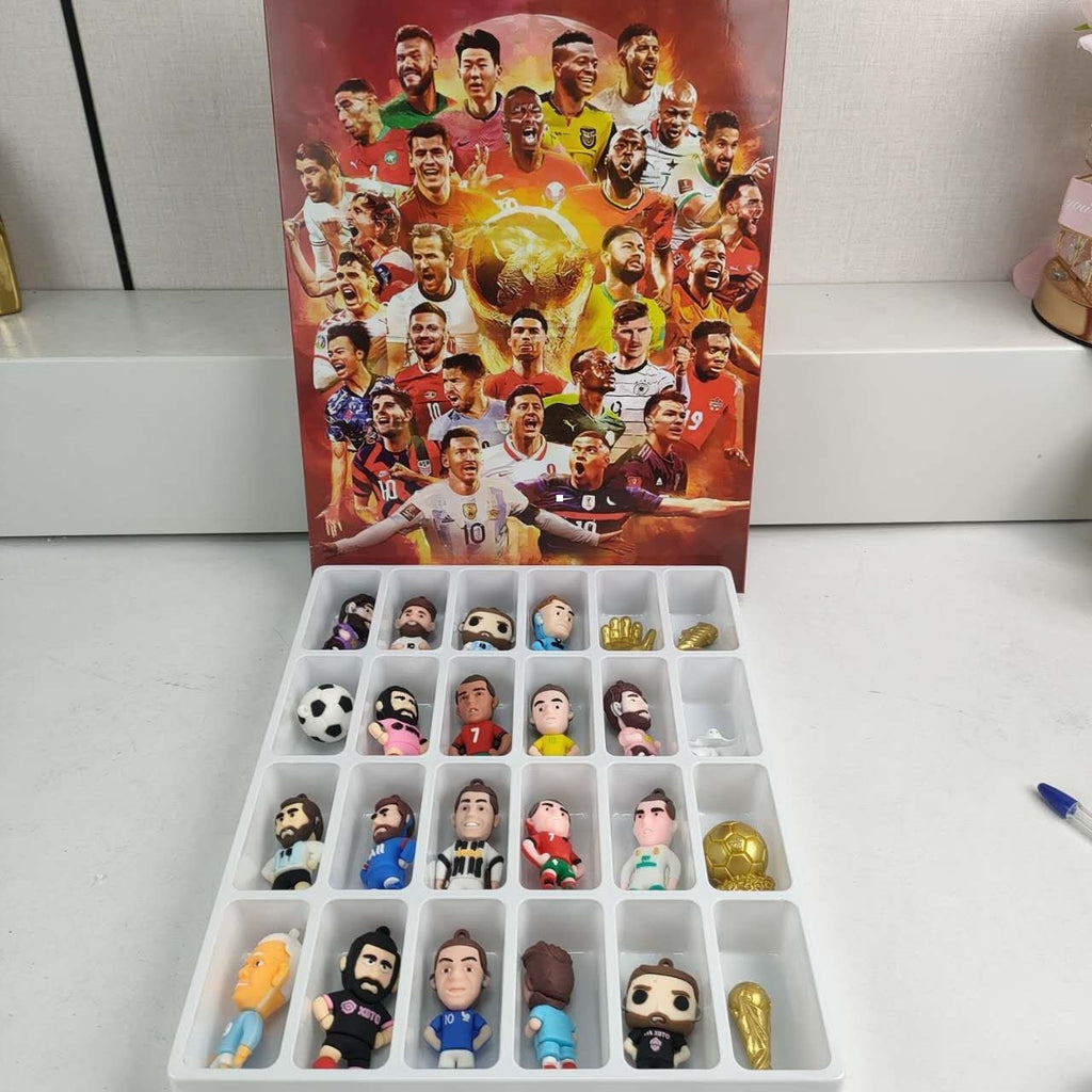 2026 World Cup 3D Figurine Advent Calendar | 24-Day Soccer Gift