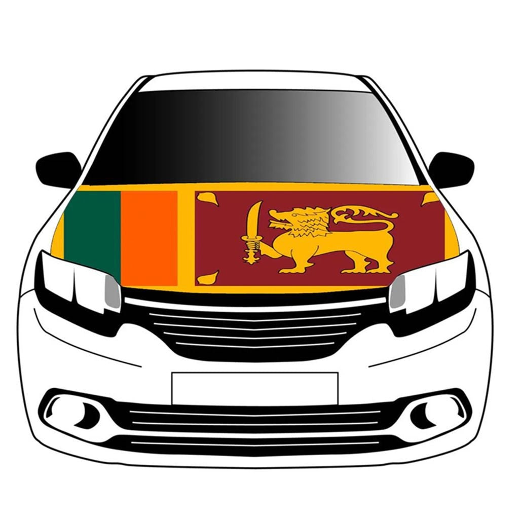 2026 World Cup Car Hood Flag | National Team Elastic Bonnet Banner