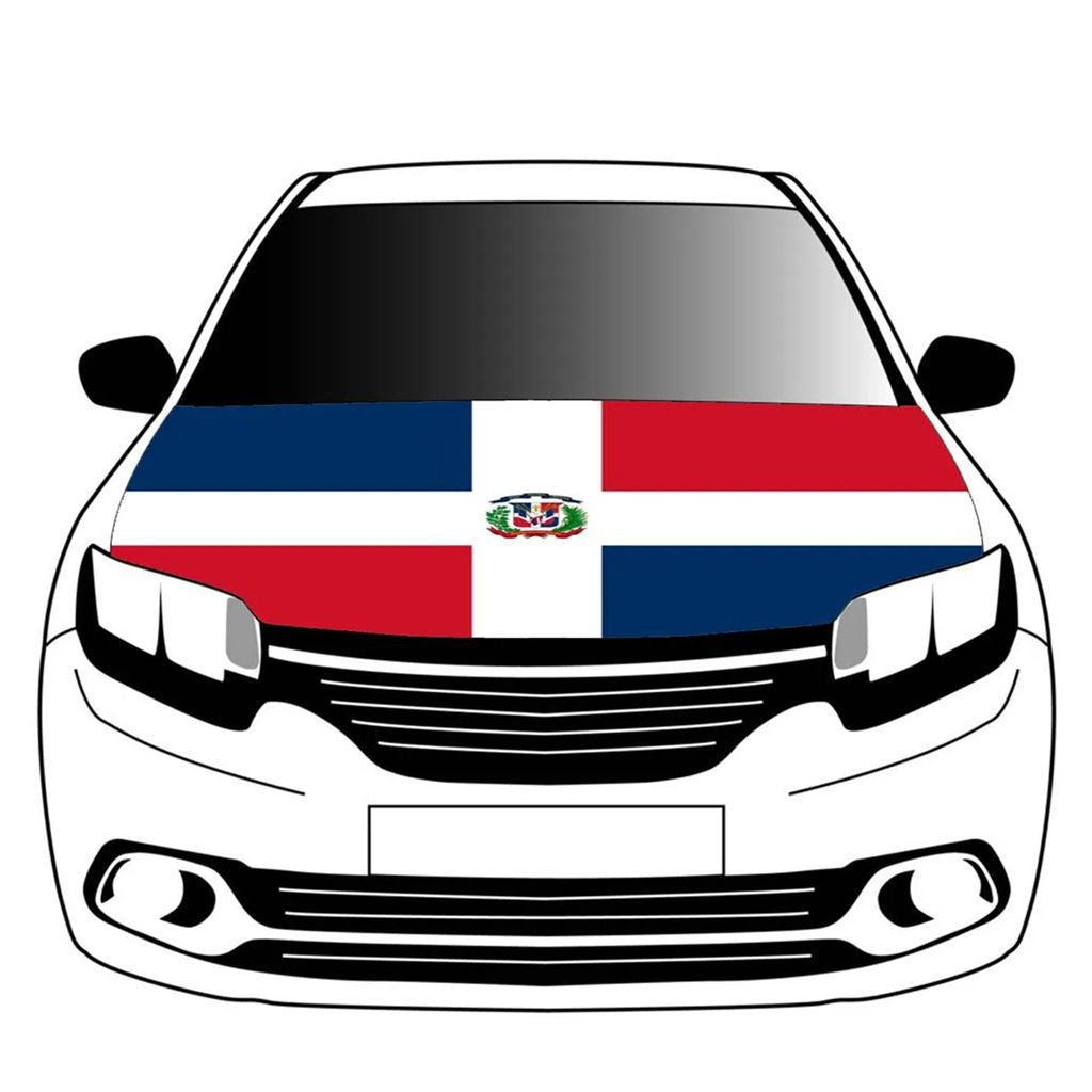 2026 World Cup Car Hood Flag | National Team Elastic Bonnet Banner