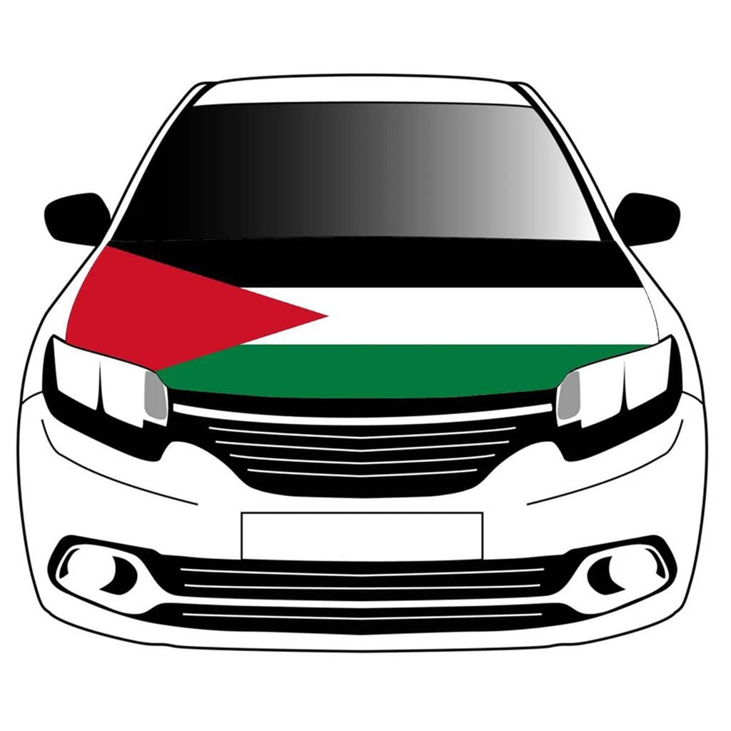 2026 World Cup Car Hood Flag | National Team Elastic Bonnet Banner