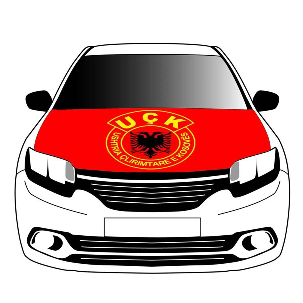 2026 World Cup Car Hood Flag | National Team Elastic Bonnet Banner