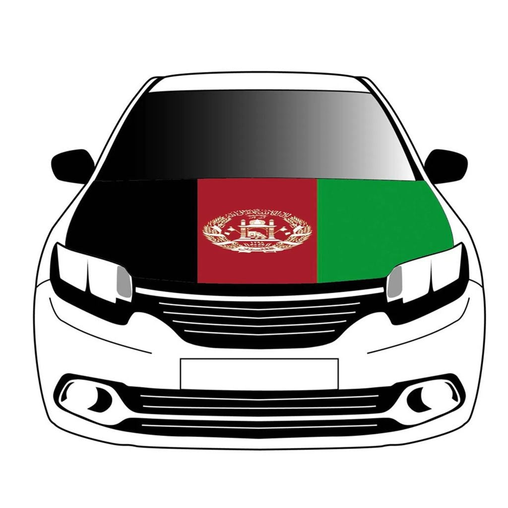 2026 World Cup Car Hood Flag | National Team Elastic Bonnet Banner