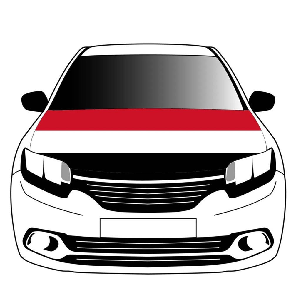 2026 World Cup Car Hood Flag | National Team Elastic Bonnet Banner