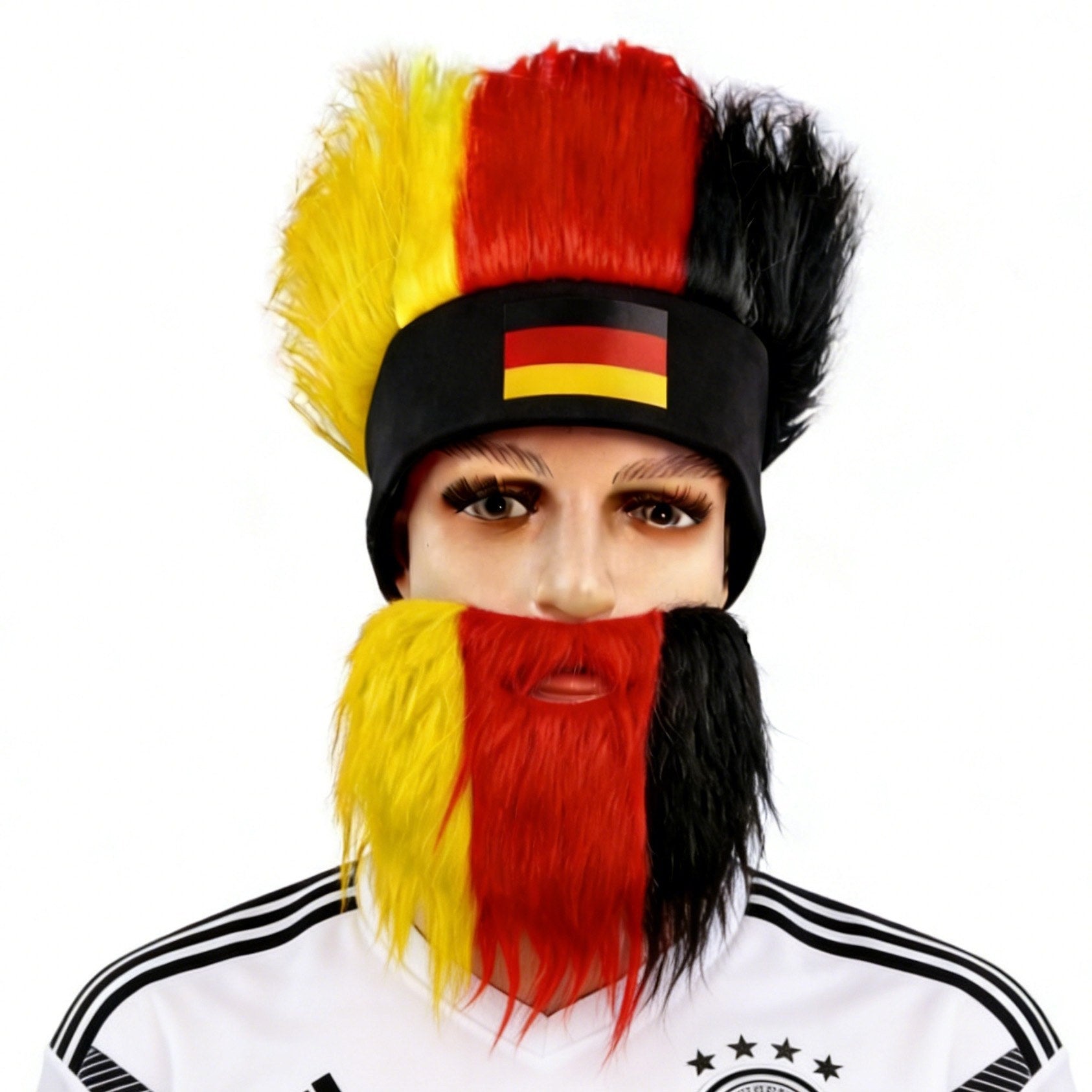 World Cup Fan Cheering Wig(with Beard Set)