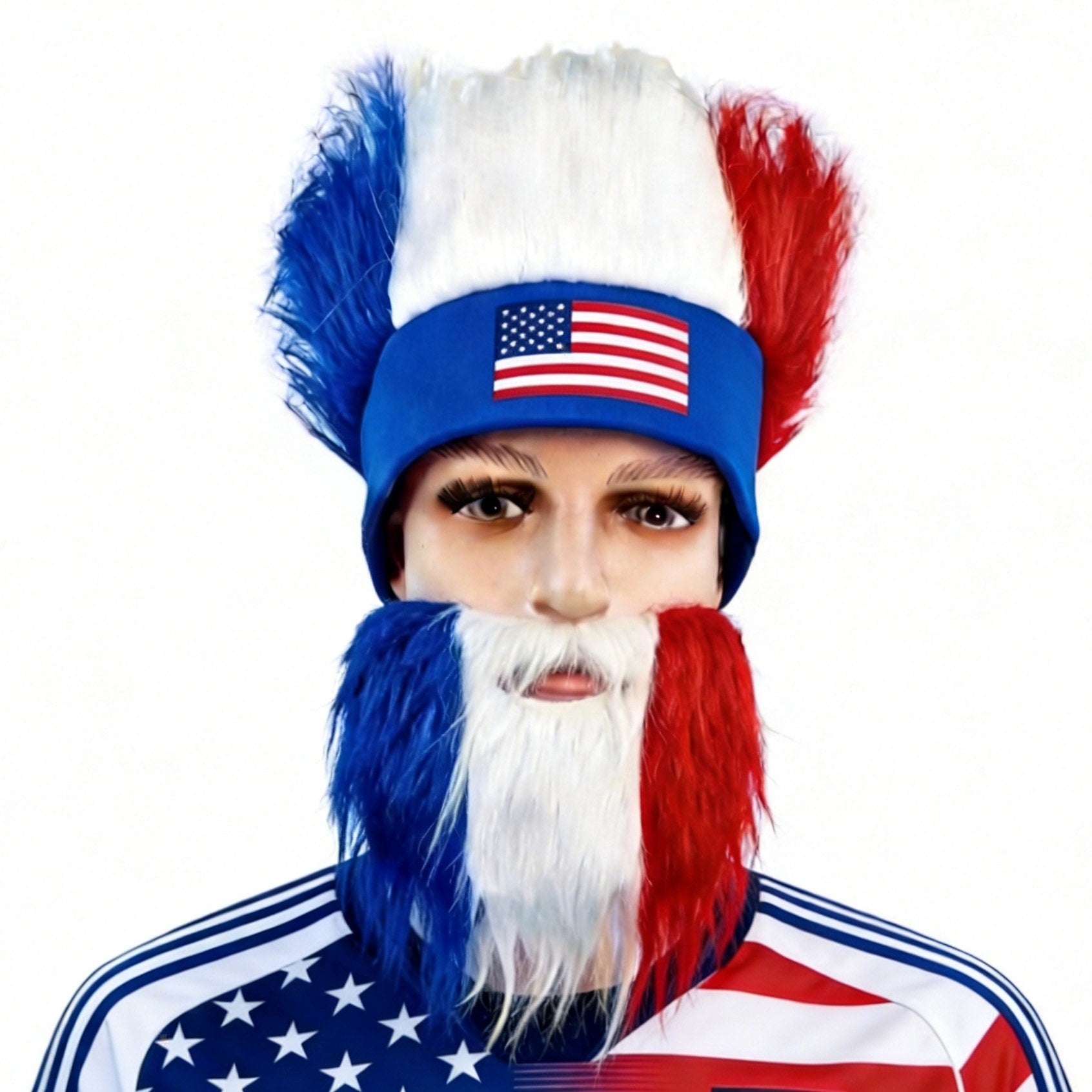 World Cup Fan Cheering Wig(with Beard Set)