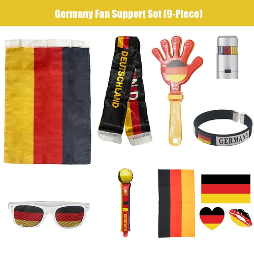 2026 FIFA World Cup Fan Supporter Cheer Set | 9-Piece Soccer Gear Kit