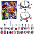 World Cup Football DIY Bracelet Advent Calendar | 24-Day Soccer Jewelry Set