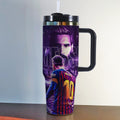World Cup Football Stars 40oz Insulated Car Tumbler