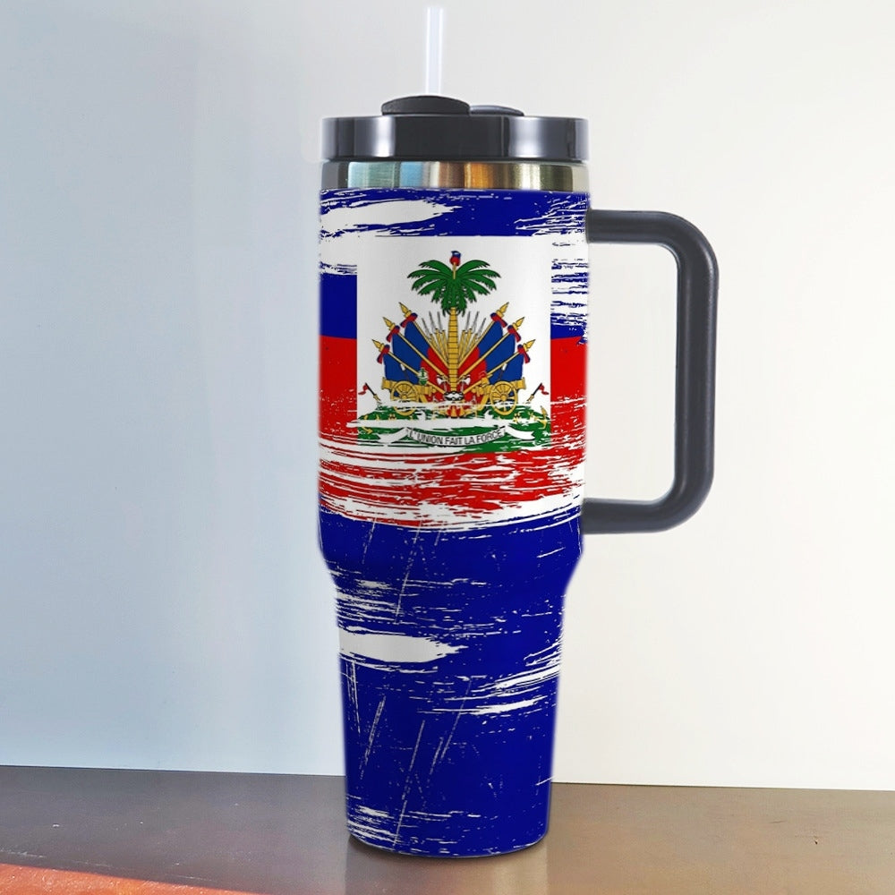2026 FIFA World Cup Haiti 40oz Insulated Car Tumbler
