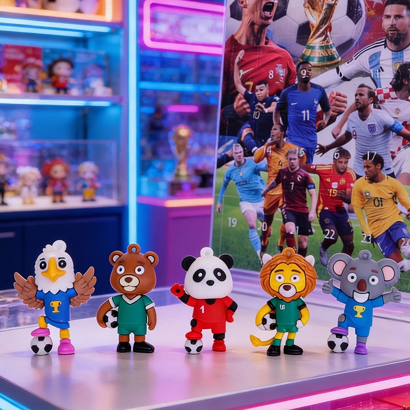 2026 World Cup Mascot Advent Calendar | 24-Day Soccer Figurine Set