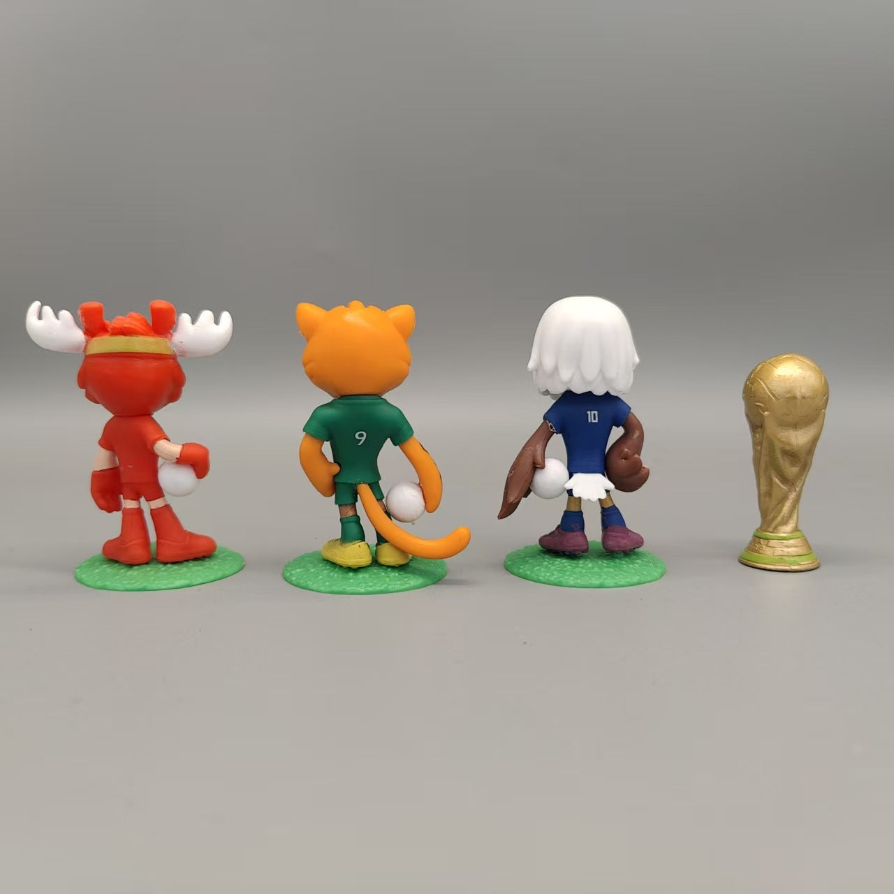 2026 World Cup Mascots Gift Set | 4-Piece Mini Soccer Figurines