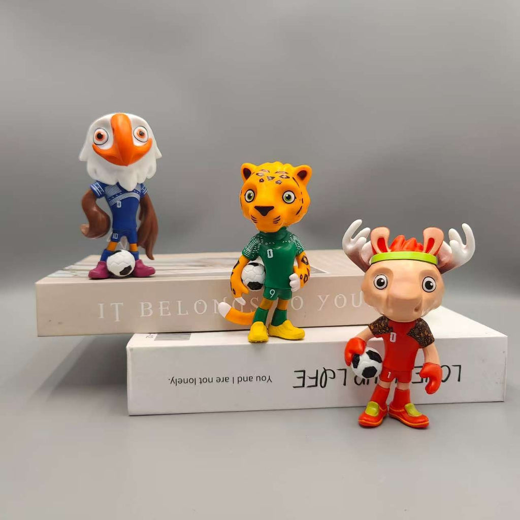 2026 World Cup Mascots Gift Set | 4-Piece Mini Soccer Figurines