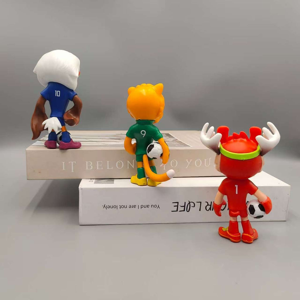 2026 World Cup Mascots Gift Set | 4-Piece Mini Soccer Figurines