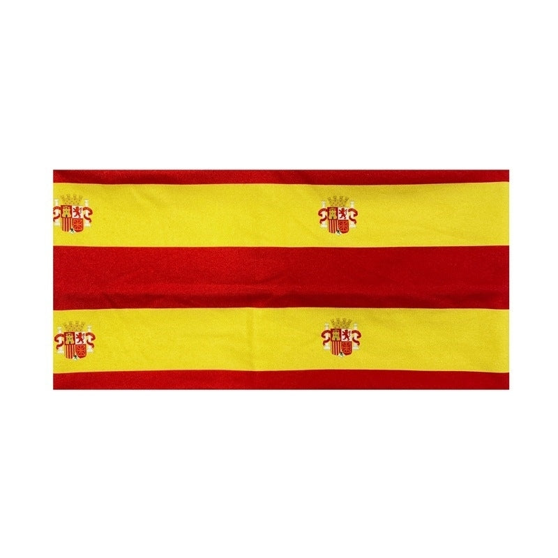 World Cup National Flag Headband – High-Elastic Sports Sweatband for Fans