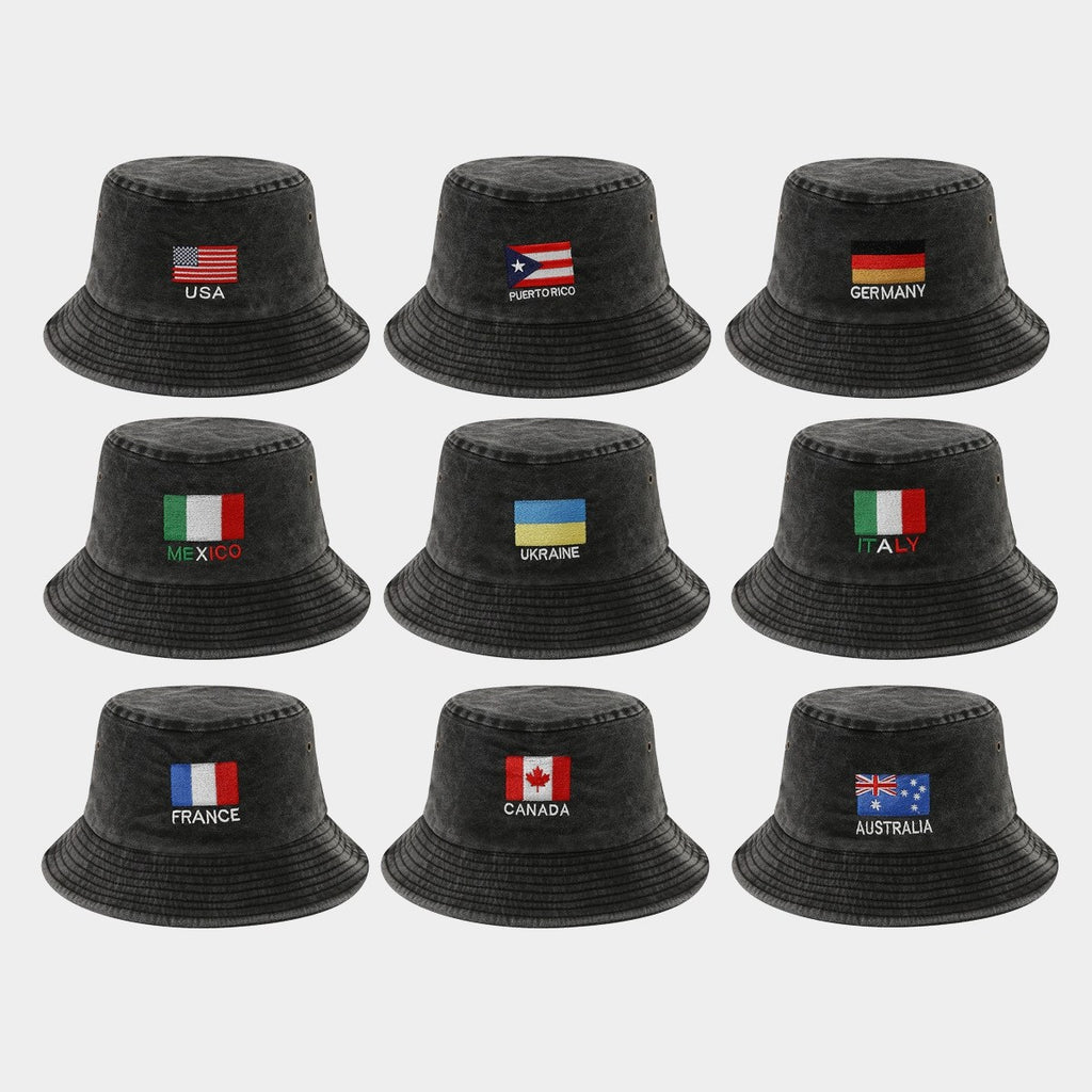 2026 World Cup National Flag Vintage Bucket Hat