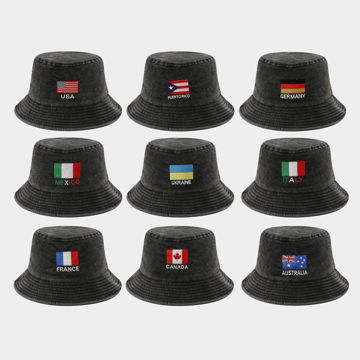 2026 World Cup National Flag Vintage Bucket Hat