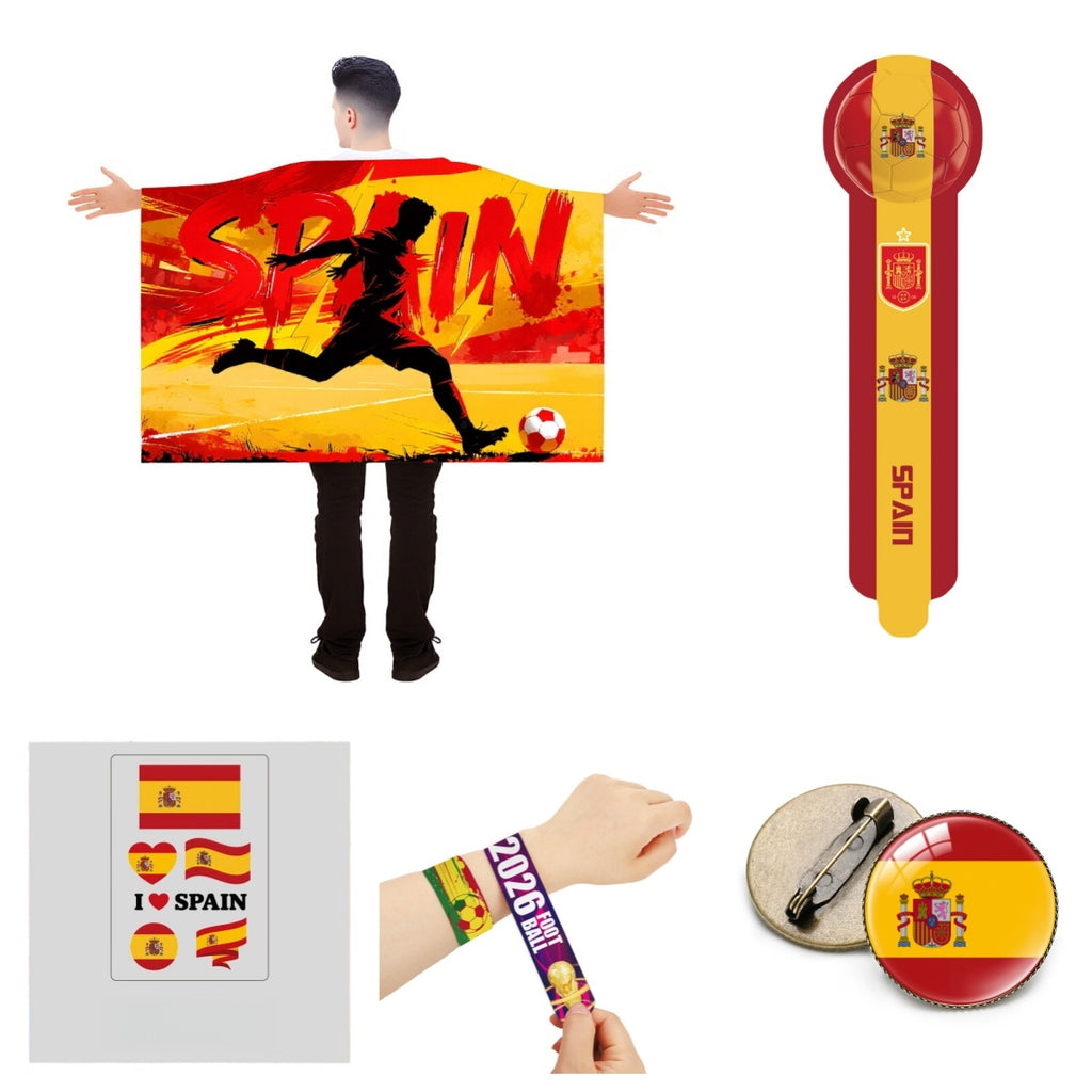 2026 World Cup National Team Support Kit – Essential Soccer Fan Accessory Bundle