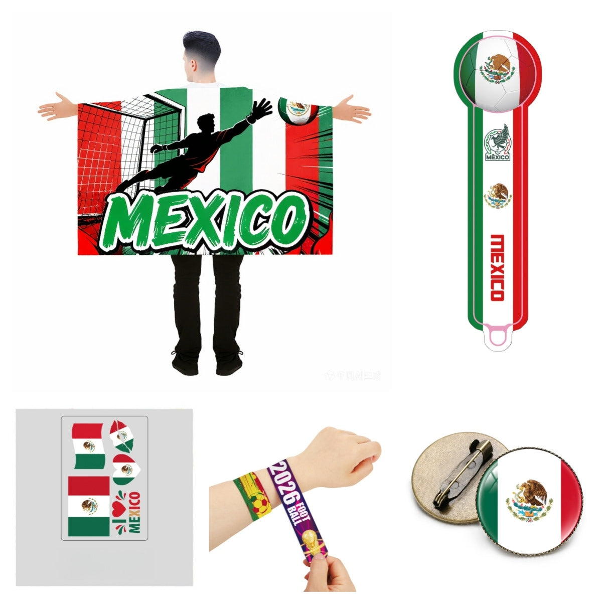 2026 World Cup National Team Support Kit – Essential Soccer Fan Accessory Bundle
