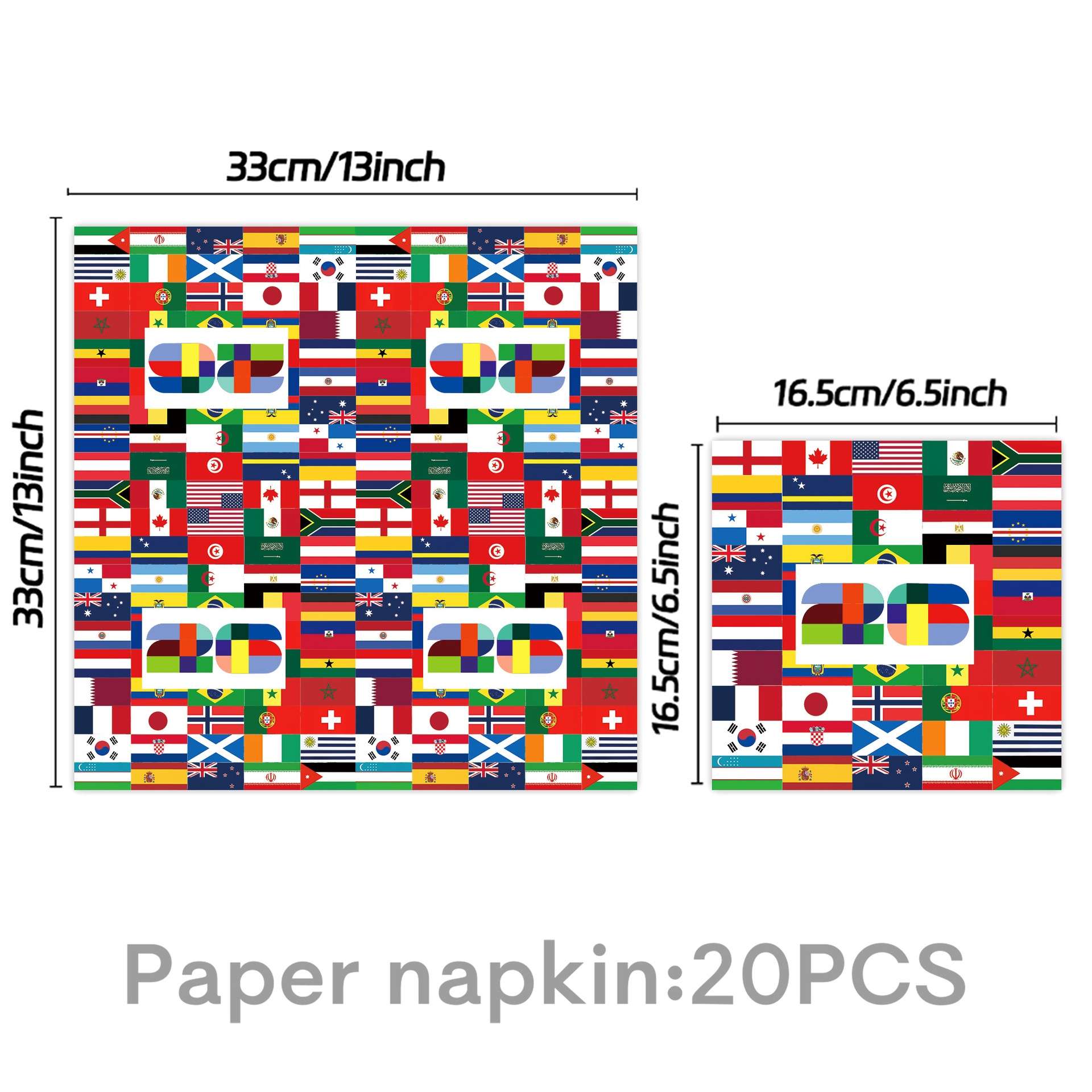 2026 World Cup Party Supplies | Soccer Flag Plates, Cups & Banners