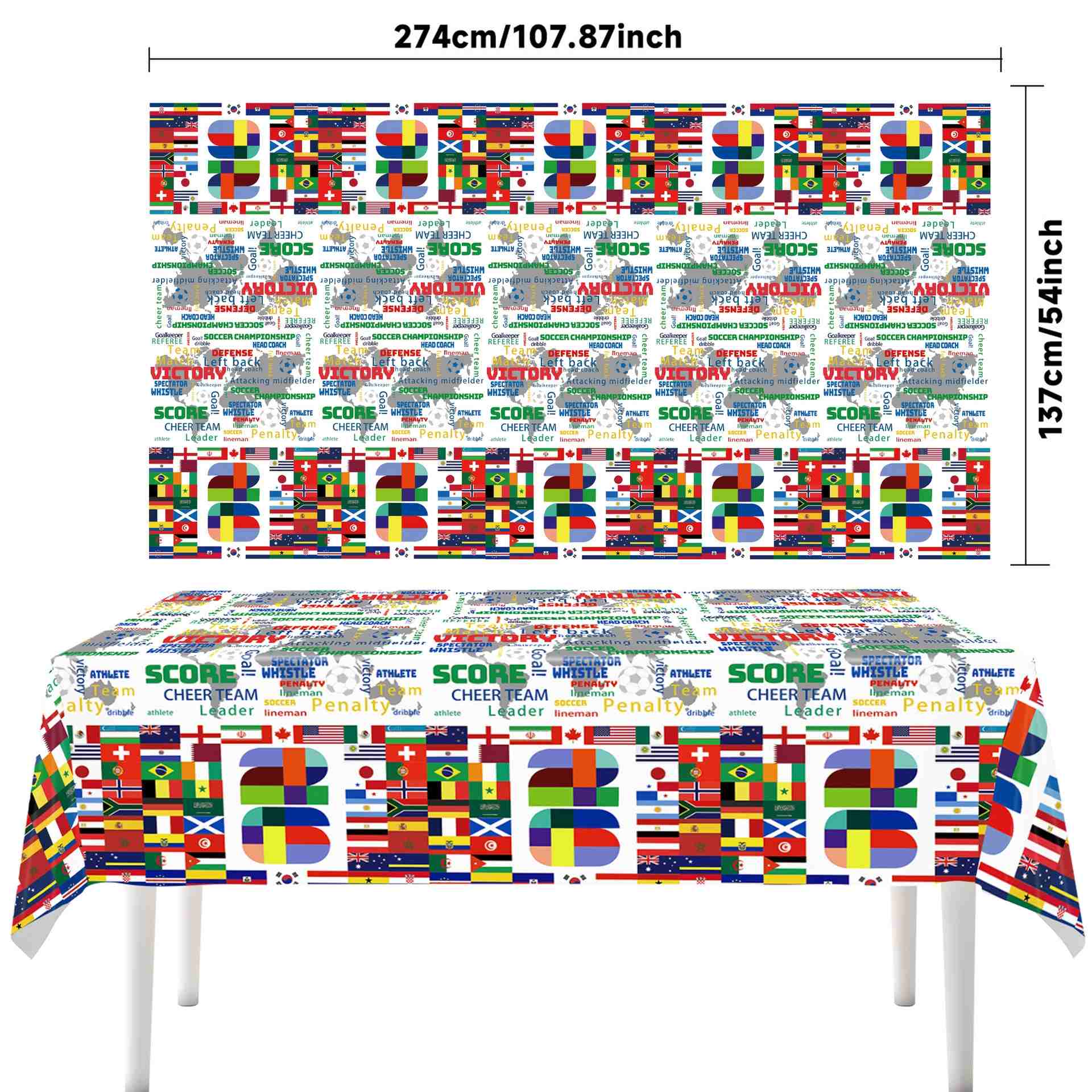 2026 World Cup Party Supplies | Soccer Flag Plates, Cups & Banners