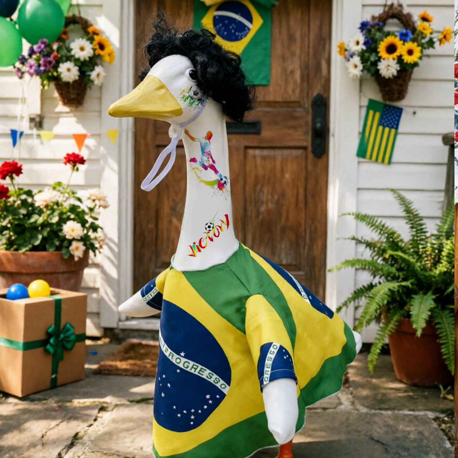 2026 World Cup Porch Goose Outfit 3-Piece Set
