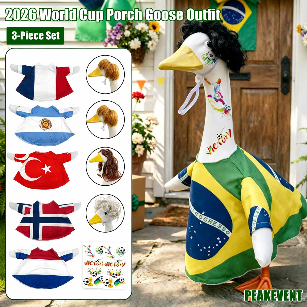 2026 World Cup Porch Goose Outfit 3-Piece Set