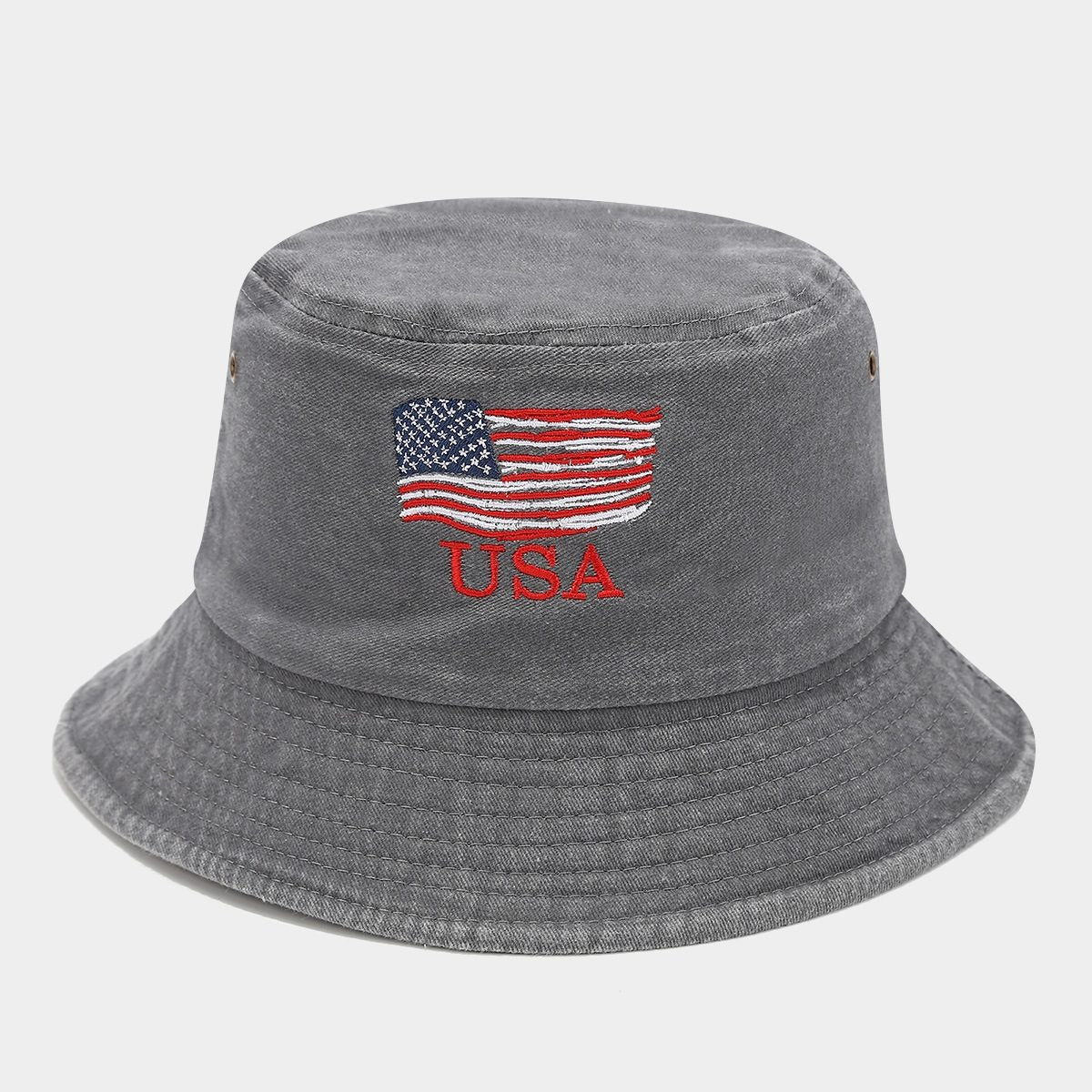 2026 World Cup USA Bucket Hat | Vintage USA Flag Sun Hat
