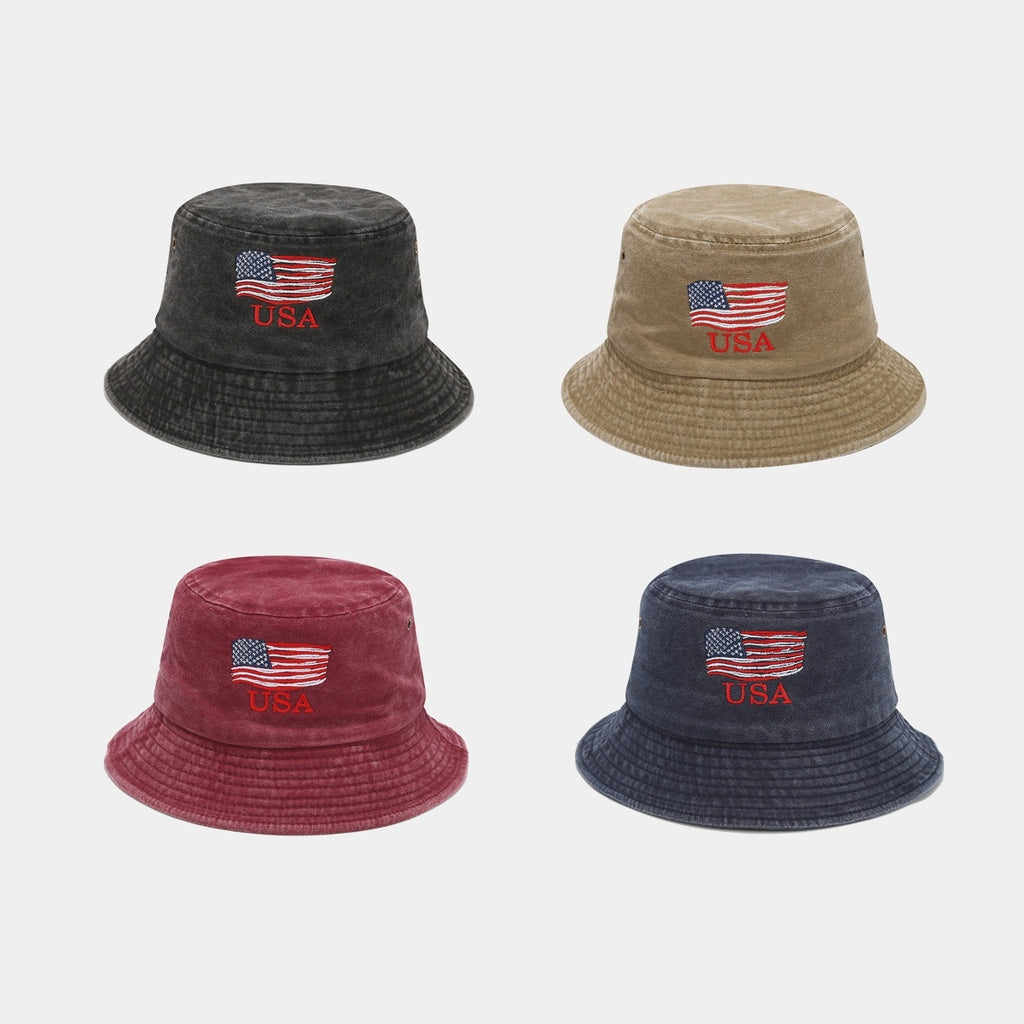 2026 World Cup USA Bucket Hat | Vintage USA Flag Sun Hat