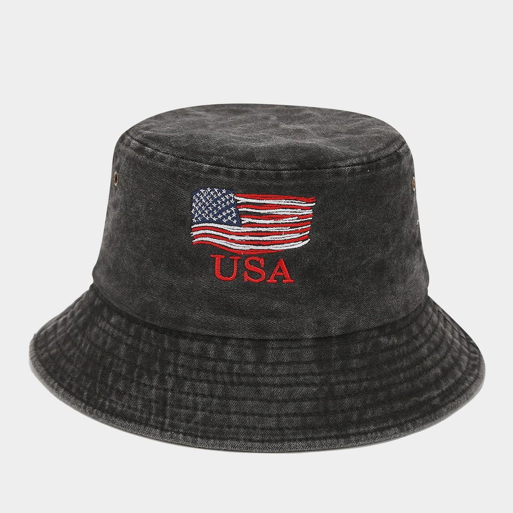 2026 World Cup USA Bucket Hat | Vintage USA Flag Sun Hat