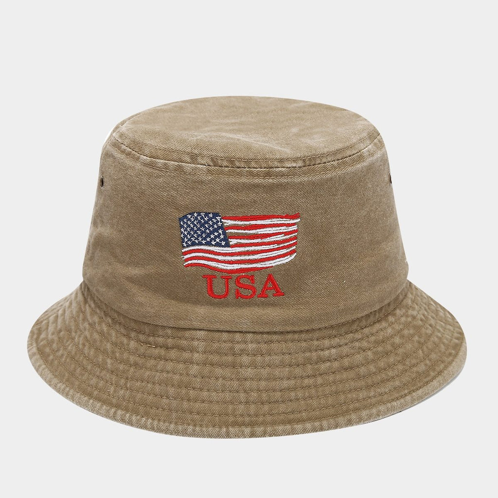 2026 World Cup USA Bucket Hat | Vintage USA Flag Sun Hat