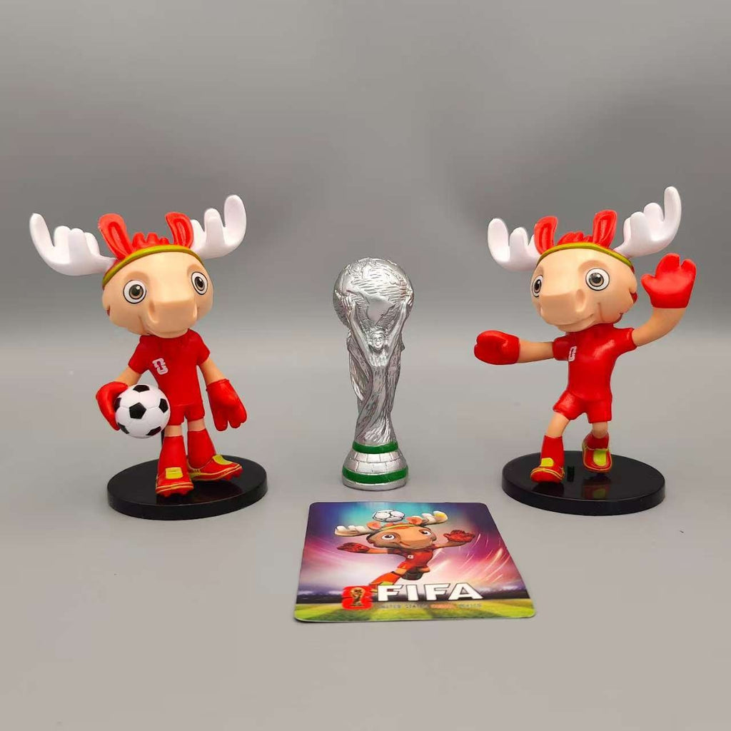 2026 World Cup Mascot Figurine Set | 9-Piece 11cm Soccer Gift Set