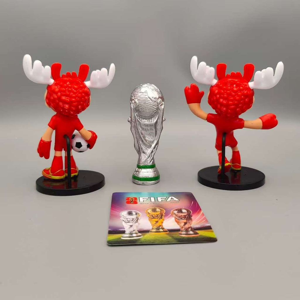 2026 World Cup Mascot Figurine Set | 9-Piece 11cm Soccer Gift Set