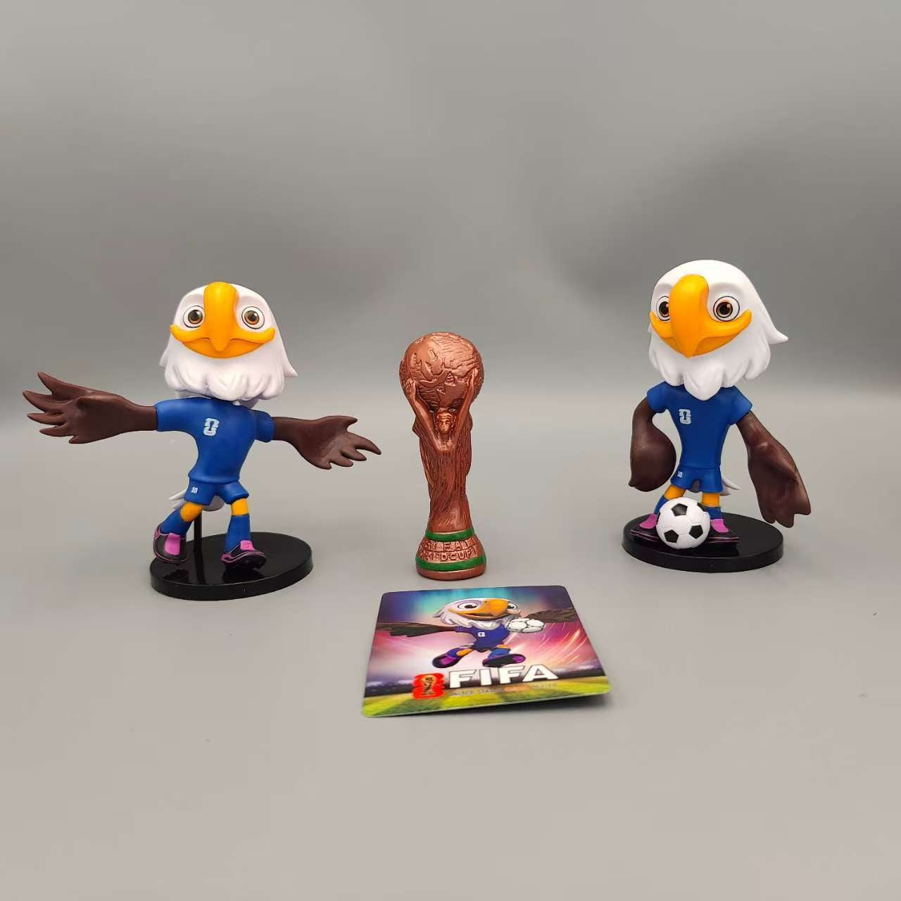 2026 World Cup Mascot Figurine Set | 9-Piece 11cm Soccer Gift Set