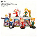 2026 World Cup Mascot Figurine Set | 9-Piece 11cm Soccer Gift Set